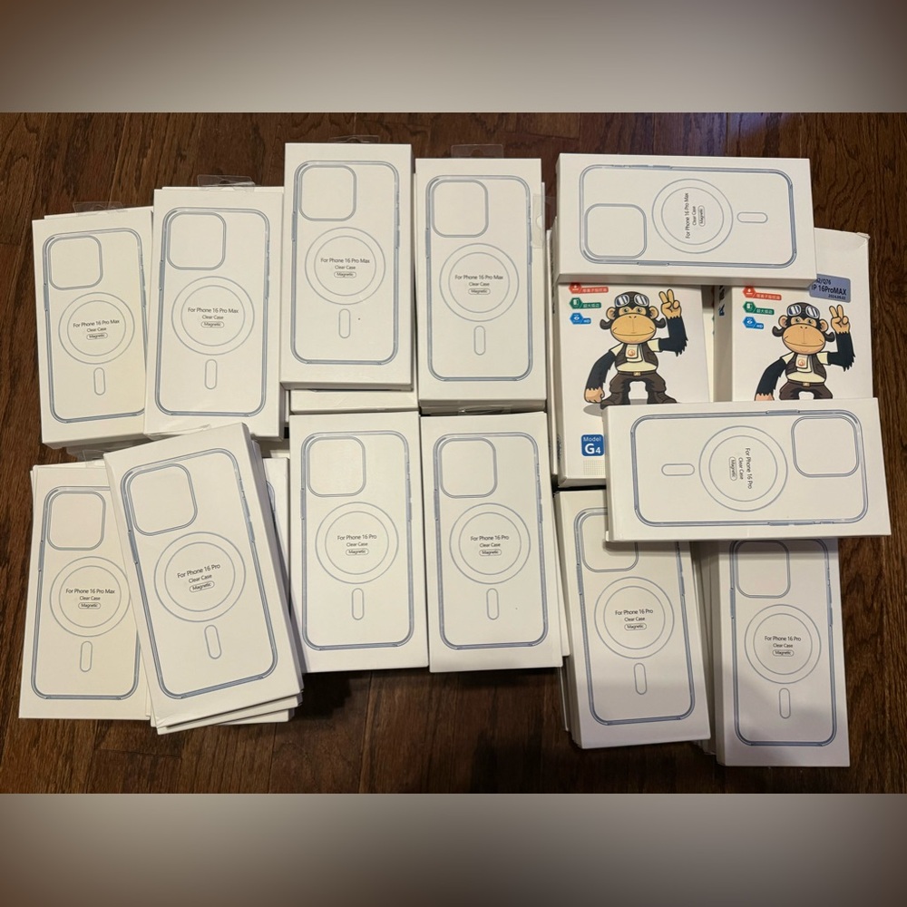 Wholesale! iPhone 16 Pro / IPhone 16 Pro+ iPhone clear cases with Gorilla Glass!